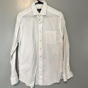 Vineyard vine white button down copper shirt